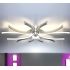 Srebrny plafon LED z pilotem 80cm 4000K 50Watt - P146